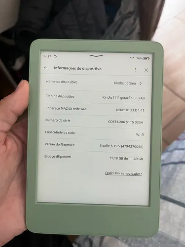 Kindle 11ª Geração 