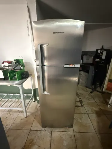 GELADEIRA BRASTEMP INOX FROST FREE 