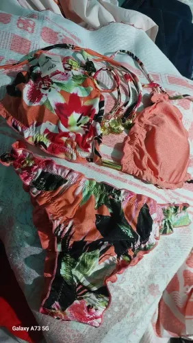 Biquíni de alças regulável veste 2 lados