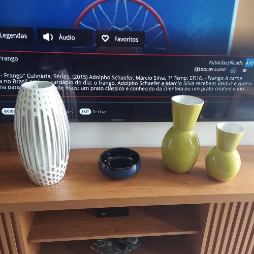Kit com 4 lindos vasos cerâmica 