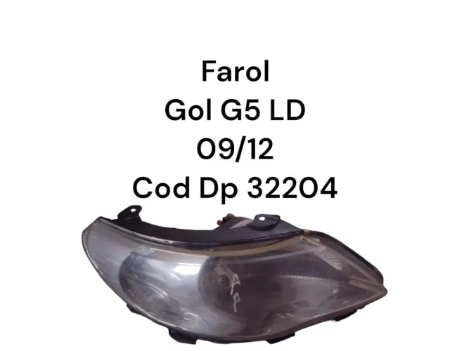 Farol gol g5 foco simples 