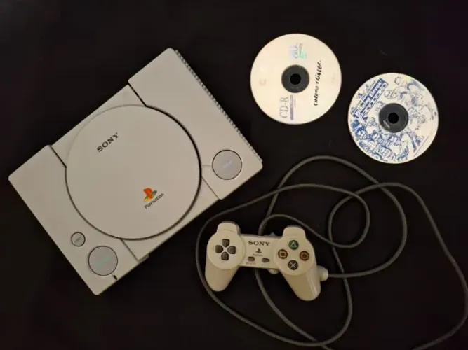 playstation 1 ps1 fat 7501 com controle original