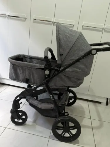 Cosco Kids, Travel System Poppy Duo, Cinza Mescla