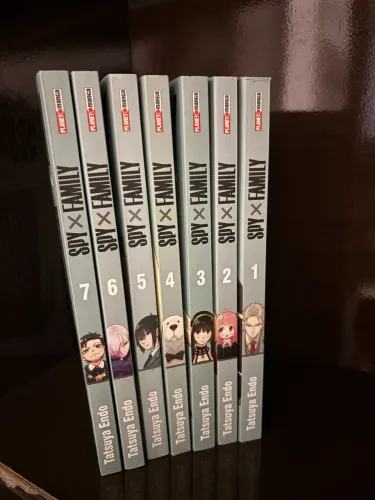 Lote Coleção Mangá Spy X Family - Volumes 1 ao 7 (Panini)