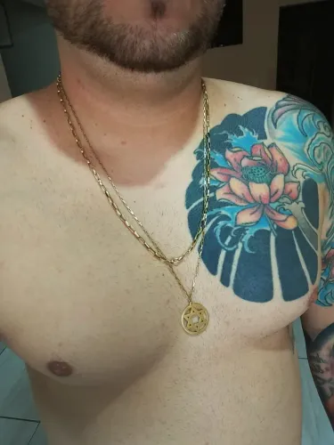 Cordão de prata 950 banhado a ouro
