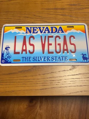 Placas de metal vintage