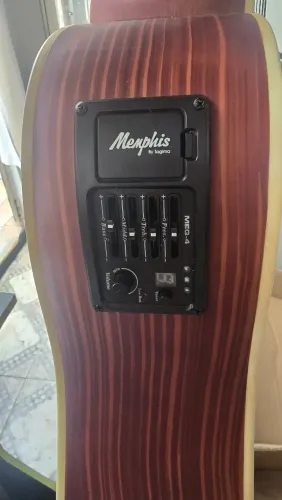 Violão Memphis Elétrico c/ Cordas de Aço