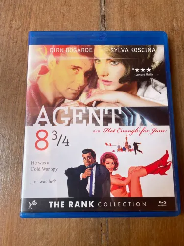 Blu-ray importado Agent 8 3/4, Dirk Bogarde, Sylva Koscina