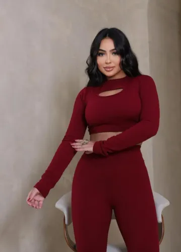 Conjunto calça e cropped