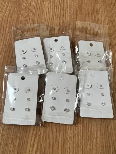 Kit de brincos para revenda 18 peças em prata 925 