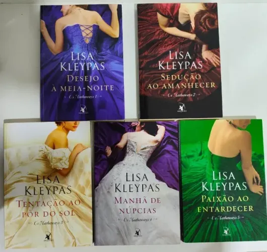16 livros Romance de Epoca: Lisa Kleypas e Sarah Maclean