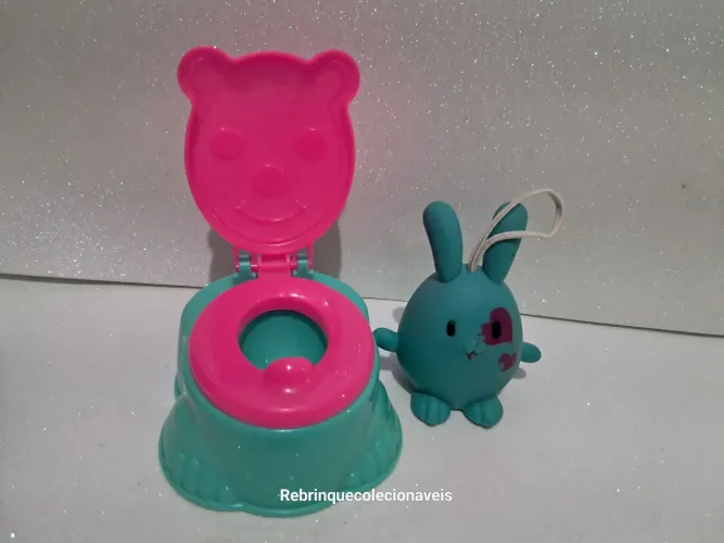 Kit acessórios boneca Diver Toys penico e pet