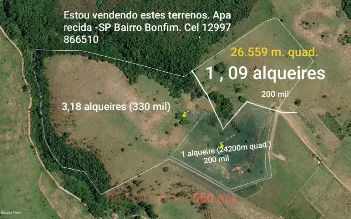 Terreno na zona rural