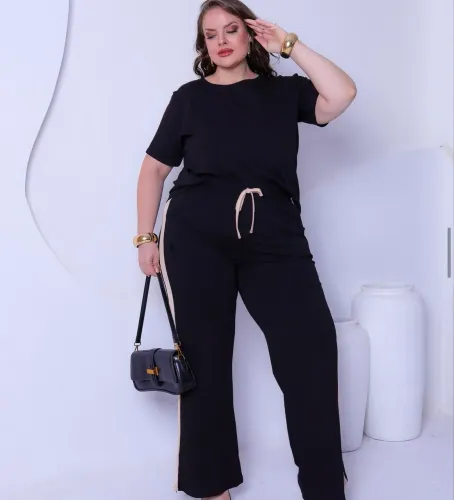 Conjunto Moletinho Plus Size