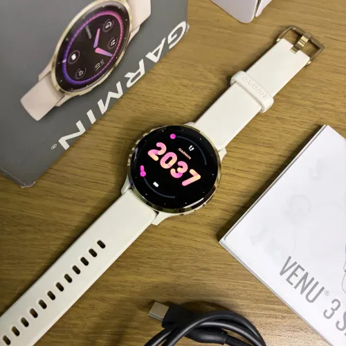 Relógio Garmin Venu 3s Seminovo Impecável Completo