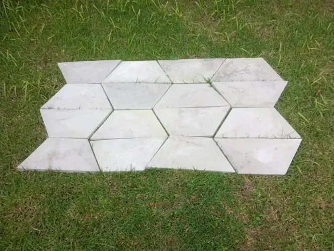Venda: 15m² de Revestimento 3D Cimenticio - Padrão Diamante - R$ 300,00