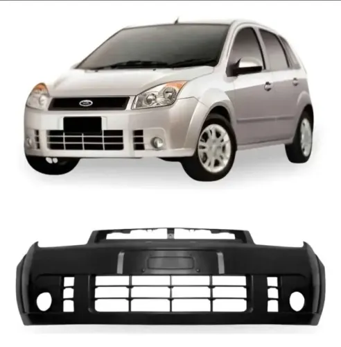 Parachoque Ford Fiesta 2008 A 2010 Com Furo
