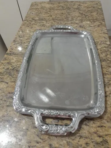 BANDEJA ALUMINIO estilo Rococó