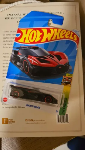 HOTWHEELS BUGATTI BOLIDE VERMELHO