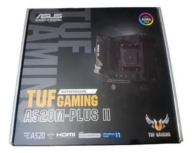 Placa-mãe ASUS TUF GAMING A520M-PLUS II - Com Defeito
