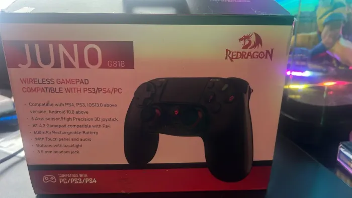 Joystick de pc e ps4 RedDragon 
