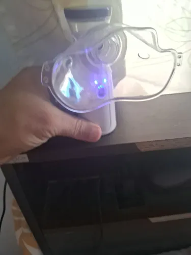 Nebulizador portátil funcionando