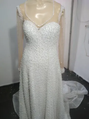 Vestido de noiva NOVO bordado