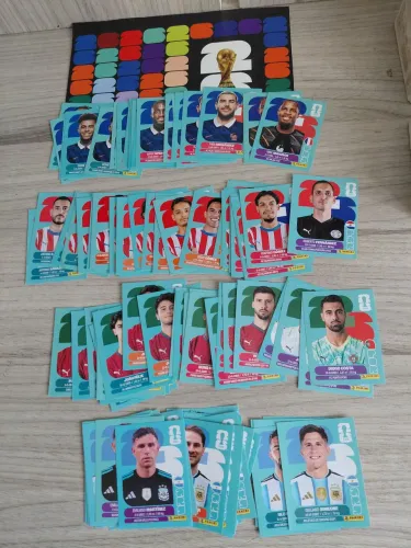 Figurinhas Copa do Mundo 2026 FRA, POR, ARG, PAR