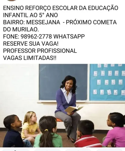 Reforço Escolar: Ensino Reforço Escolar da Educação Infantil ao 5° ano