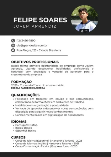 Criação de Curriculo em PDF online R$ 5,00