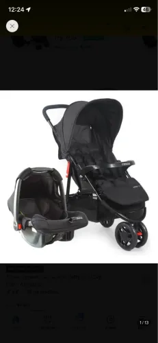 Carrinho de bebê mais bebê conforto