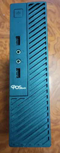 Mini computador PosTech celeron j1800 4gb win10 pro lite fonte hd 250gb usado c detalhes