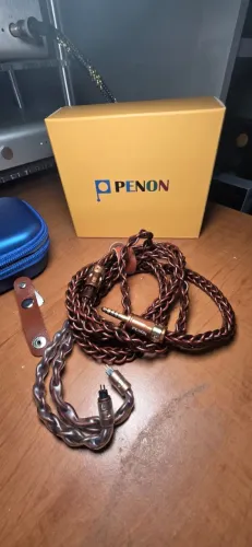 Cabo upgrade audiophile Penon Pyramid III 8W ? 2Pin 0.78mm ? som de altíssimo nível