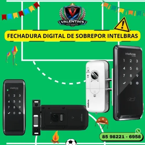 Fechaduras Digitais Intelbras com ou sem Instalação