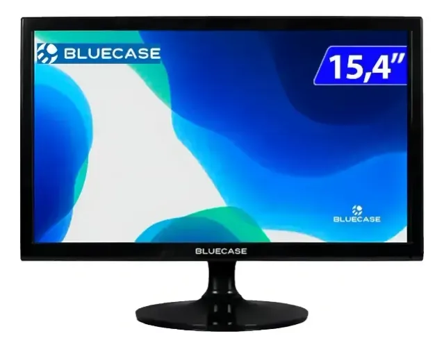 Monitor 15,4 Preto Led hdmi vga vesa Wxga - Bluecase Novo Loja Coimbra Computadores