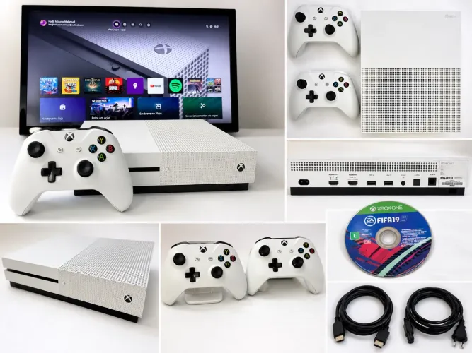 Xbox One S 1TB + 2 Controles + FIFA 19 - Completo R$ 1250