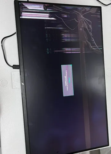 Monitor 23.8" 180hz 1ms P/ PEÇAS Super Frame