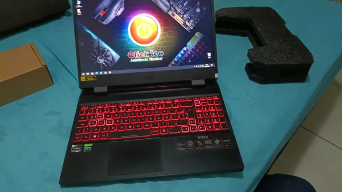Notebook Gamer Acer Nitro 5 - Ryzen 7 6800H / RTX 3070 Ti / 16GB DDR5 / SSD 1TB