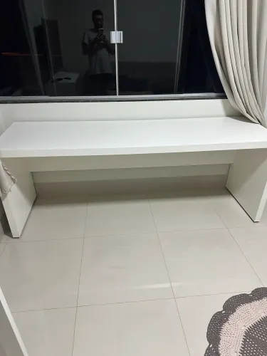 Escrivaninha / Mesa de estudo MDF duplo 2,08m x 60cm