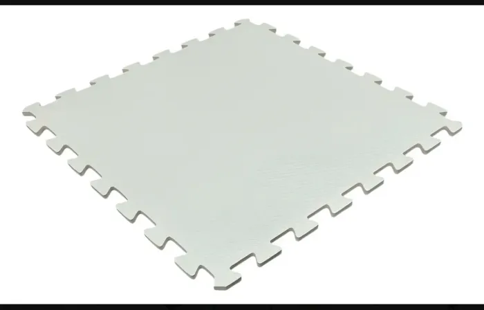 Kit 12 tatames tapete EVA linha premium cor Creme 50x50x1cm 10mm