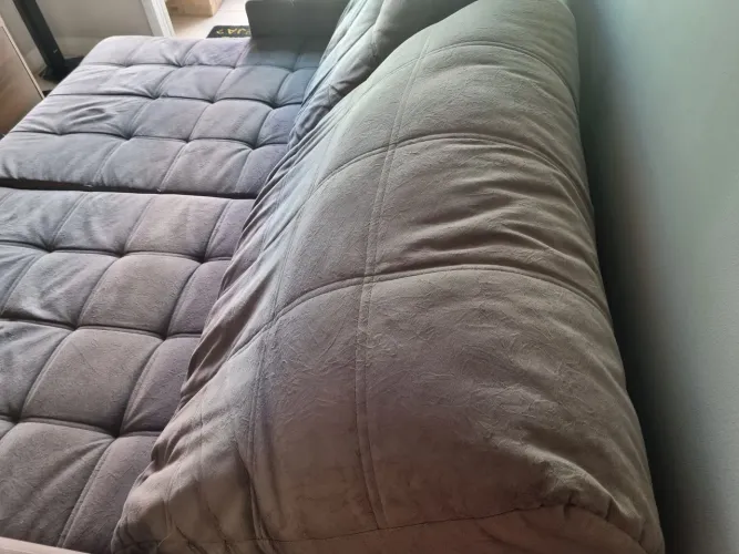 Sofa retrátil sede cinza