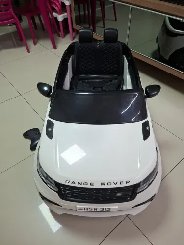 Carrinho eletrico infantil Land Rover Branca