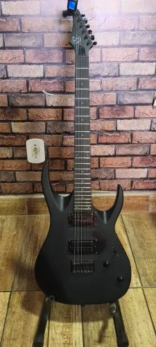 Guitarra 6 Cordas S by Solar AB4.6C preto carbono fosco