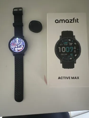 Amazfit Active Max - aberto só para testar! Com caixa.