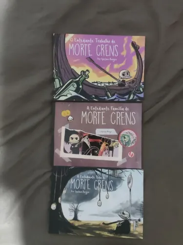 Pacote de A entediante vida de Morte Crens volume 1,2 e 3