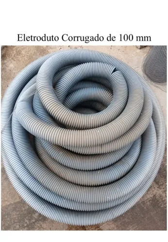 Eletroduto Corrugado 100 mm