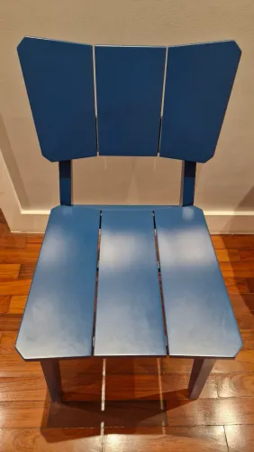 Cadeira Jantar Azul - Oppa Design