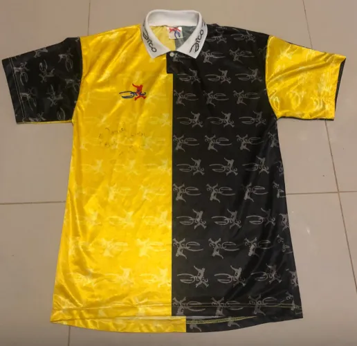 Camisa CFZ Zico Marca Dico anos 90 - Autografada pelo Zico