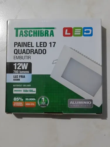 Painel de Led 17 quadrado de embutir