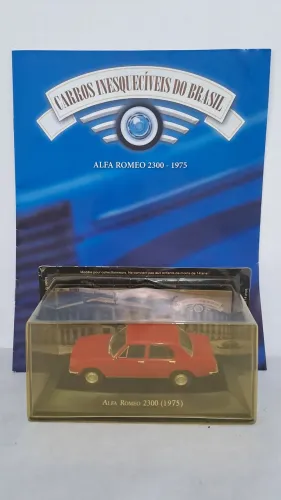 MOBILE TOY MT Alfa Romeo 2300 1975 Carros Inesquecíveis do Brasil 1:43 Novo Lacrado